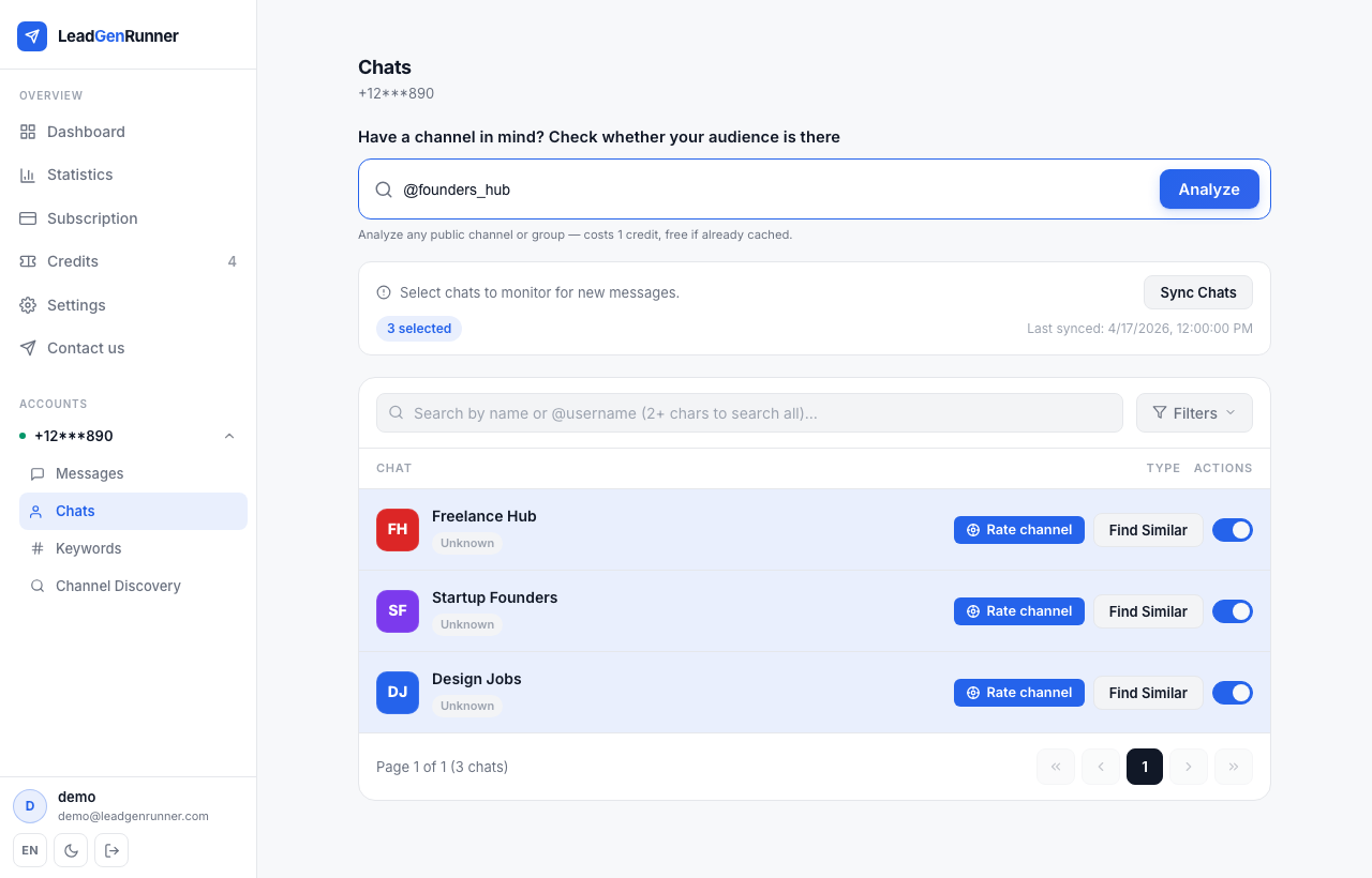 Analyze by link widget