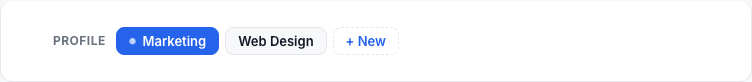 Multiple business profiles step 2